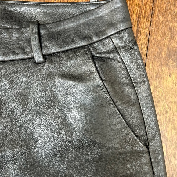 Nili Lotan Montauk Leather straight leg pants. Size 2. - Picture 7 of 16